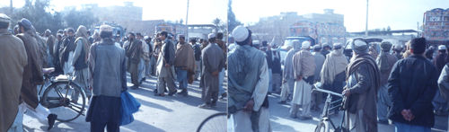 Demonstration of Arab people following the killing of Sherin Agha