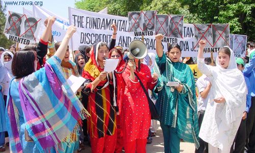 RAWA demo on the black day of April 28