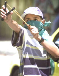 Palestinians people fight for their just rights