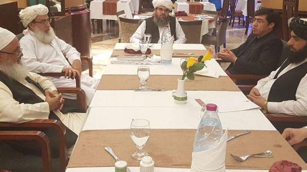 جعفر مهدوی با طالبان در دوحه