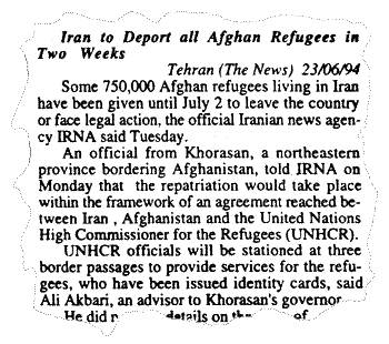 Newspaper cutting