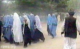 women take part in protests in rostaq