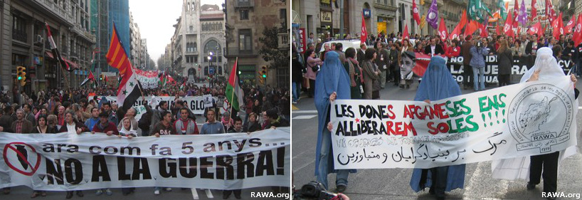 Demonstration in Barcelona