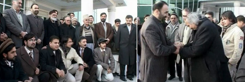 گردن پتی خاص روشنفکری لئیم پرتو نادری در برابر جنایت سالار عطا محمد