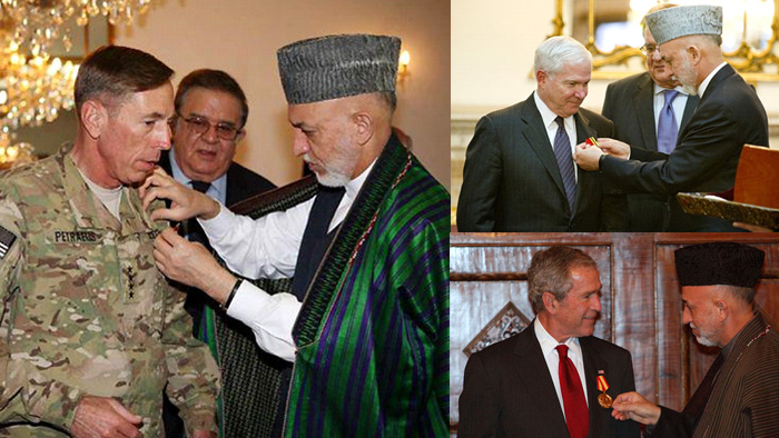 کرزی کماکان عامل امریکا و برادر طالبان!