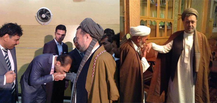 دست بوسی محقق جنایتکار